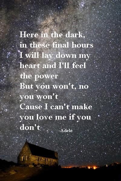 i can't make you love me lyrics